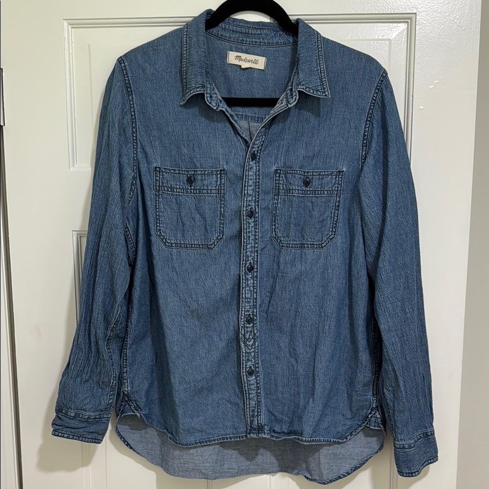 Madewell Blue Denim Shirt